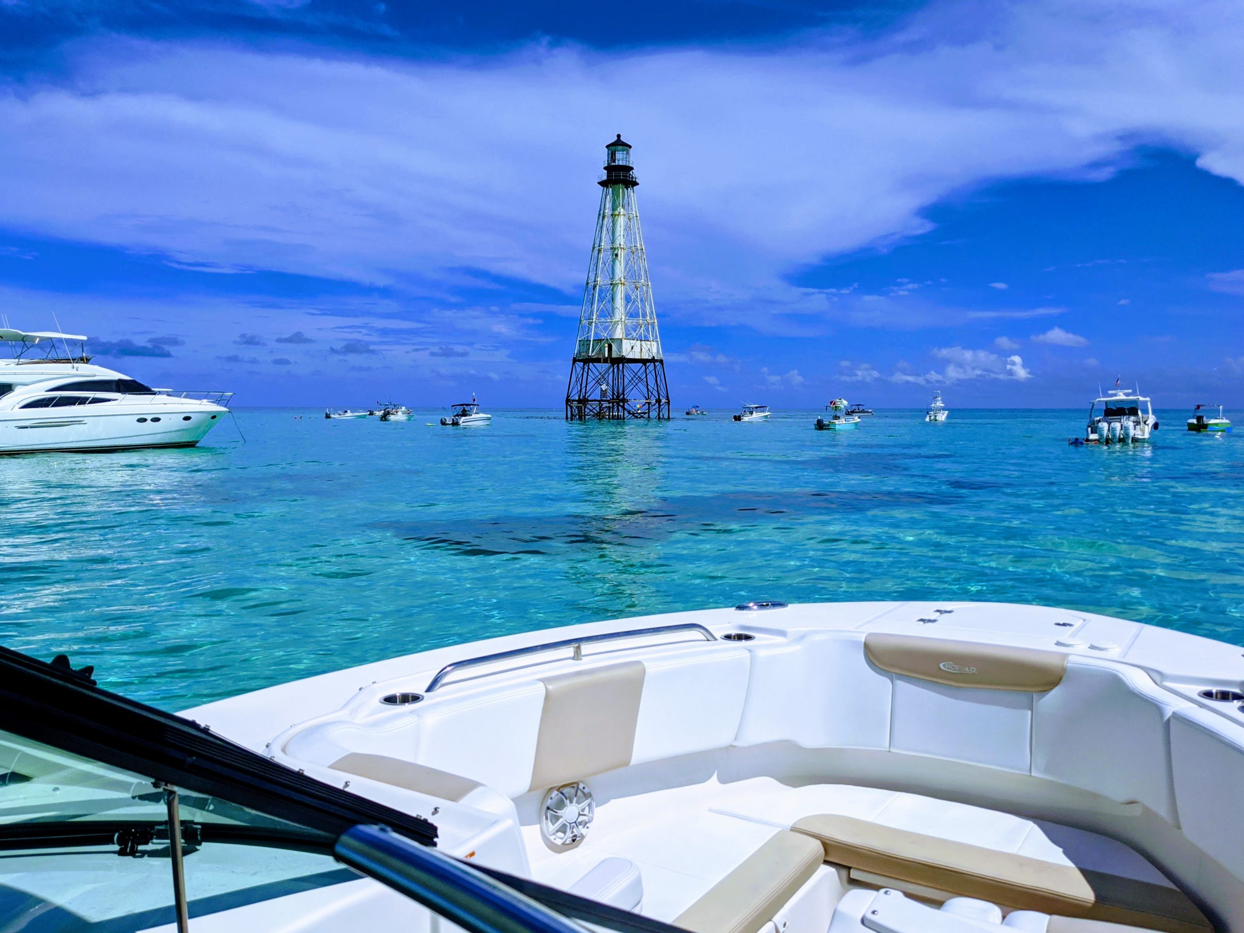 Alligator Reef Lighthouse with White Noise Charters